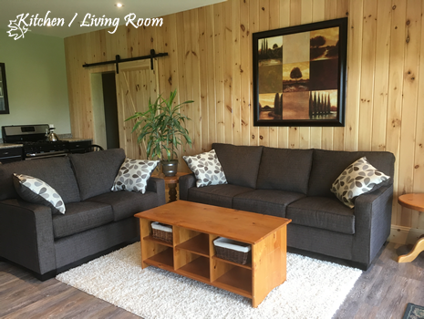 Maple Ridge Retreat - living room-kitchen